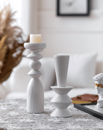 شمعدان خشب LUMO