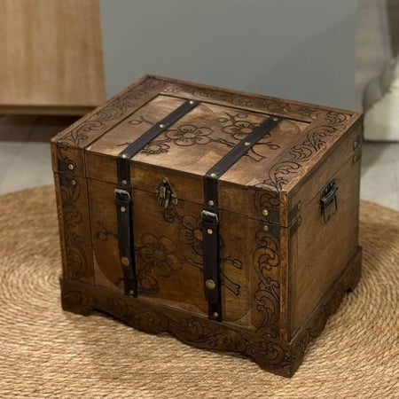 صندوق خشب انتيك