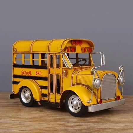 ‎ديكور باص مدرسة حديد