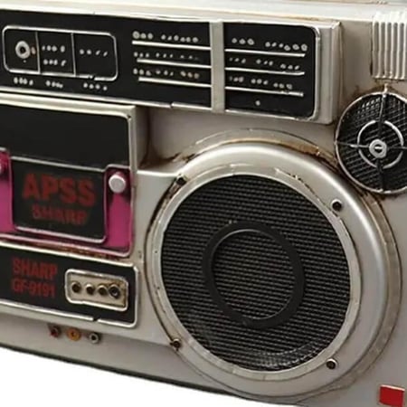 ديكور راديو كاسيت حديد انتك