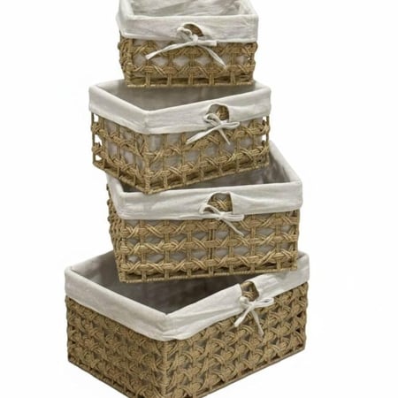 سلال تخزين لون بيج