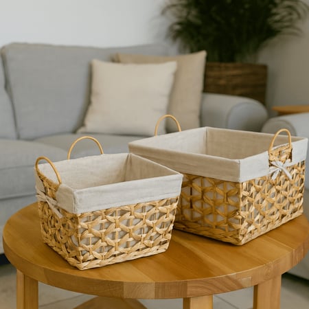 سلال خوص مربعة