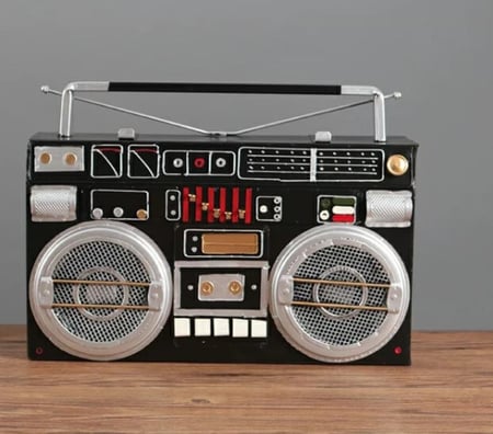 ديكور راديو كاسيت حديد انتك