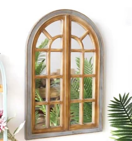 مرايا قوس خشب SELENA