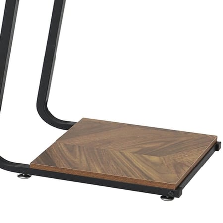 طاولة قهوة خشب و حديد LINA