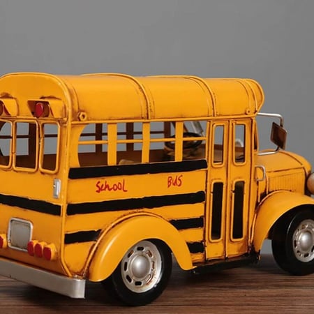 ‎ديكور باص مدرسة حديد