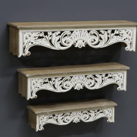 رف جداري خشب DRAK