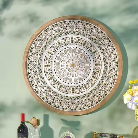 لوحة جدارية خشب حفر