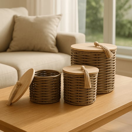 علب خوص بغطاء ROXY