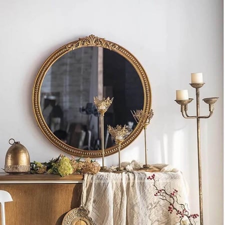 مرايا خشب مدورة DANIAL