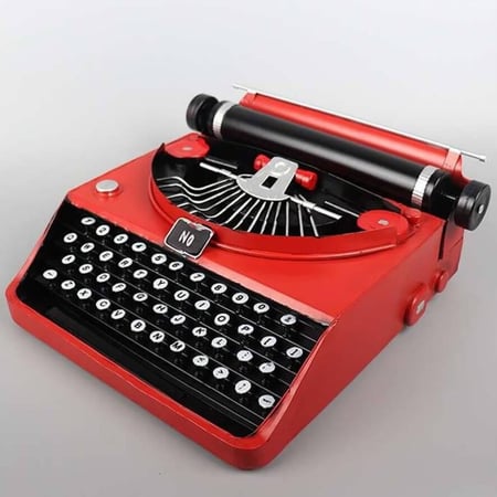 ديكور الة كاتبة حديد انتك