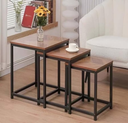 طقم طاولة خدمه 3 قطع SIVA