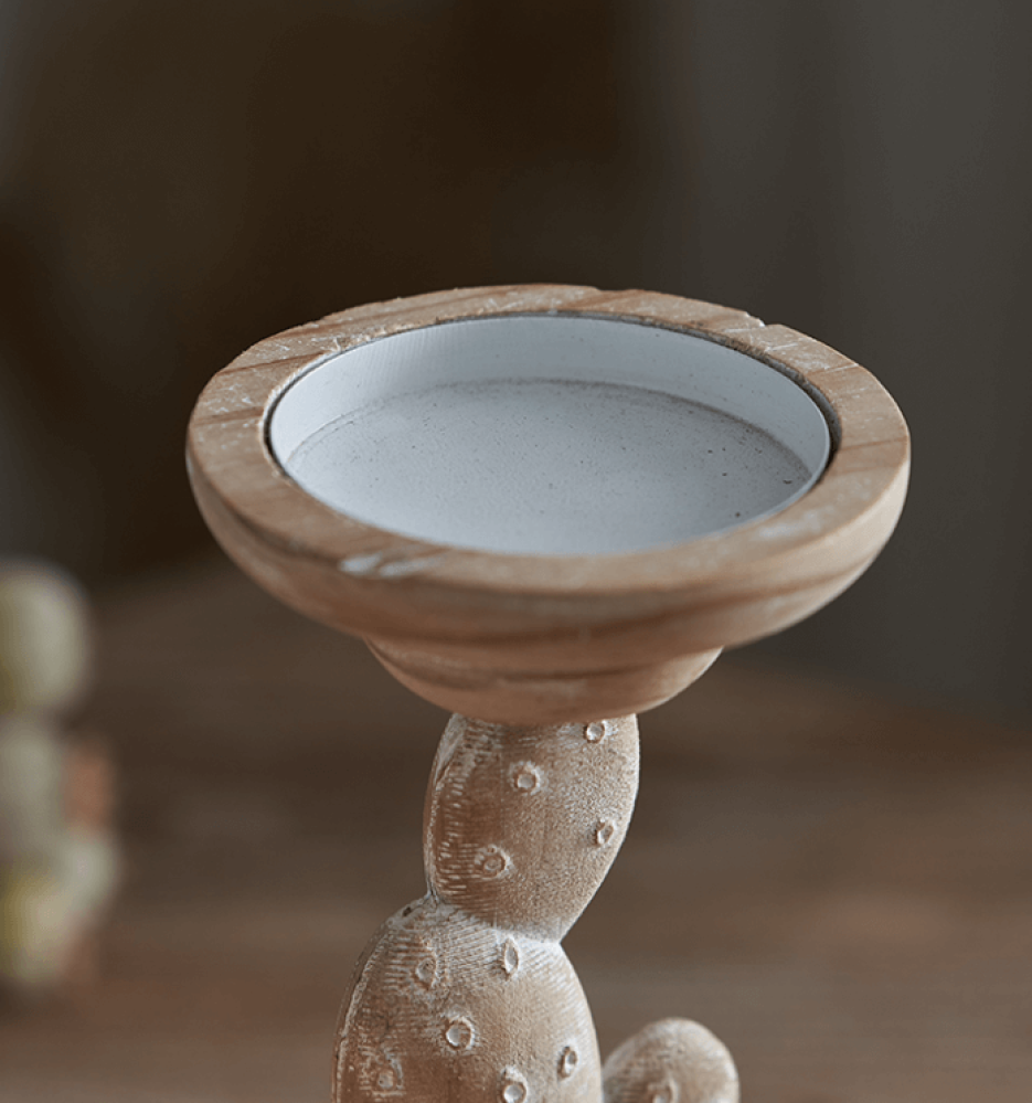 شمعدان خشبي CATO