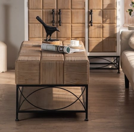 طاولة قهوة خشب كلاسك REVIA