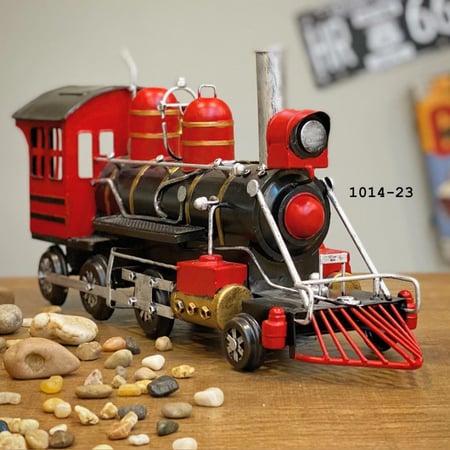 ديكور قطار بخار قديم حديد انتك