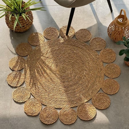 مفرش بوهيمي مدور