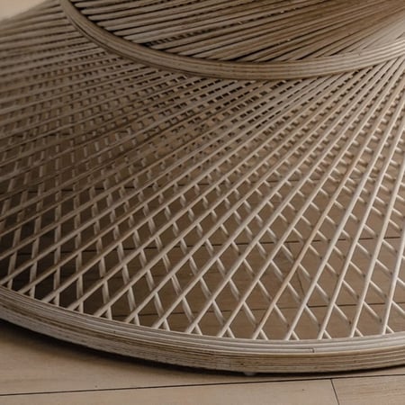 طاولة قهوة راتان كلاسك PEGU