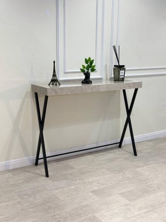 طقم مدخل بديل الرخام – قاعدة حديد شكل X