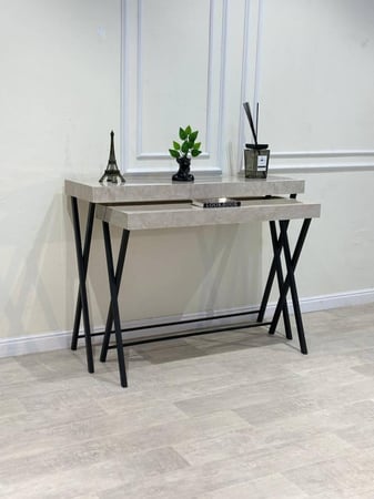 طقم مدخل بديل الرخام – قاعدة حديد شكل X