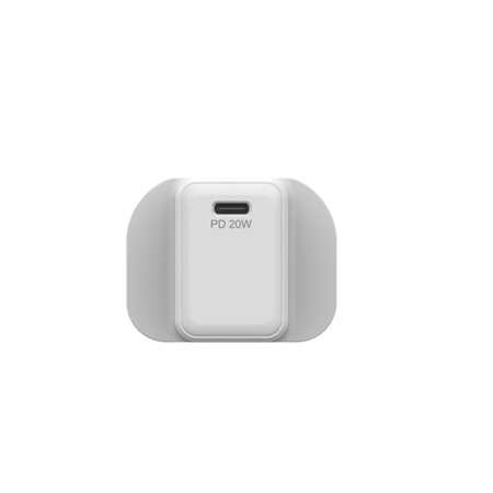 شاحن جداري ليفوري 20 واط منفذ USB-C - أبيض