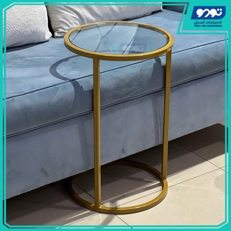 طاولات خدمه حديد ذهبي