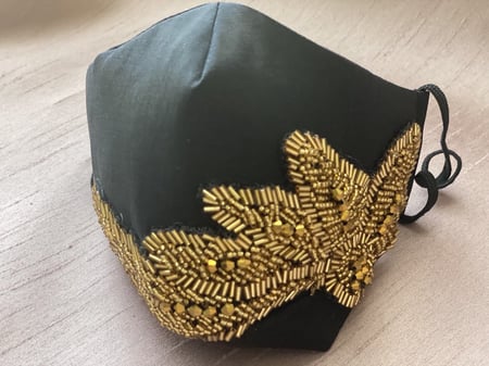 كمامة سهرة بالوان متنوعة(الحبة) - evening mask