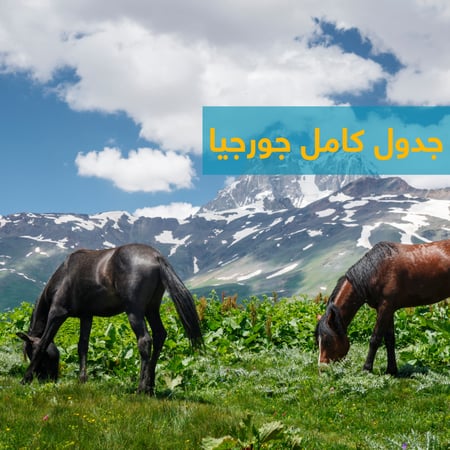 جدول جورجيا متكامل لمدة اسبوعين