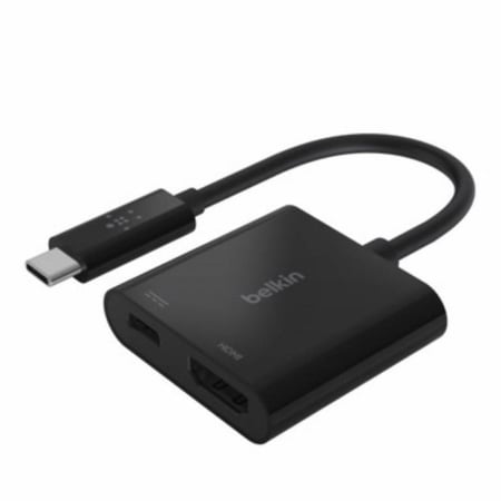 وصلة HD تايب سي + مدخل تايب سي للشحن بيلكن - ضمان سنتين