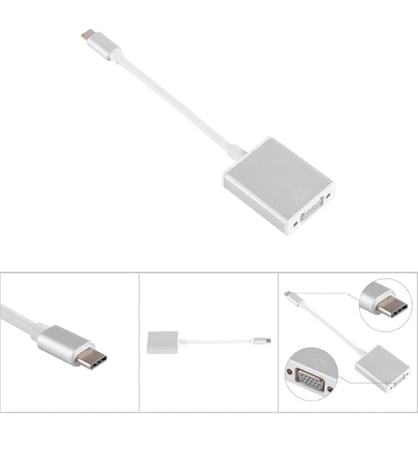 وصلة تايب سي الى بروجكتور VGA