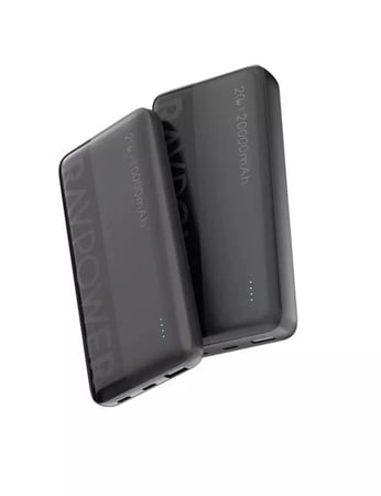 بكج بطاريتين 10 الاف و 20 الاف راف بور - ضمان سنتين