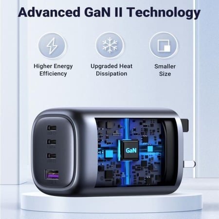 راس جداري 3 مداخل تايب سي 1 يوسبي 100W يوجرين - ضمان سنتين