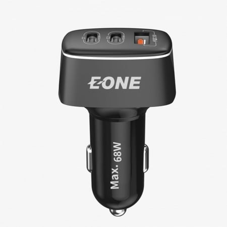 راس سيارة مدخلين تايب سي 1 يوسبي 68W ماكس إي-ون - ضمان سنتين