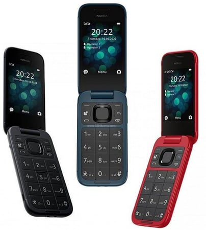 جوال نوكيا قديم طي شريحتين موديل 2760 - ضمان سنتين