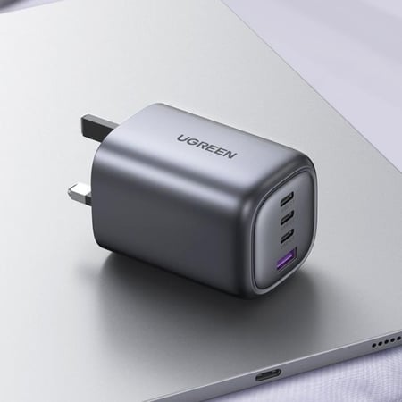 راس جداري 3 مداخل تايب سي 1 يوسبي 100W يوجرين - ضمان سنتين