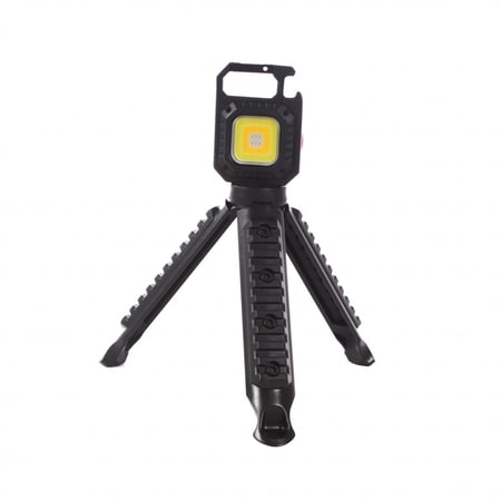 كشاف بثلاث ألوان وثلاث درجات اضاءة مع قاعدة ومغناطيس