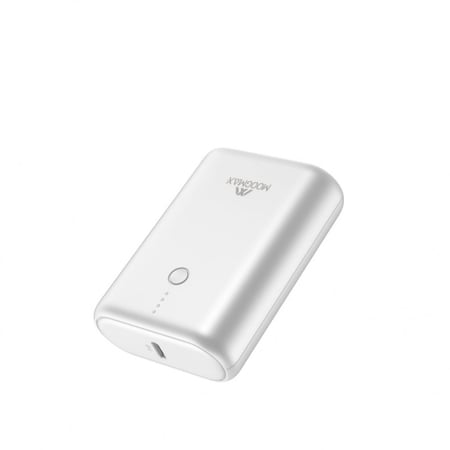 بطارية متنقلة 10 ألاف بمدخلين 1 يوسبي 1 تايب سي موج ماكس - ضمان سنتين