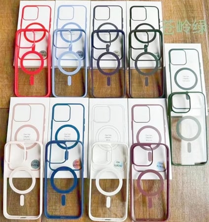 كفر شفاف ماك سيف أطراف ملون