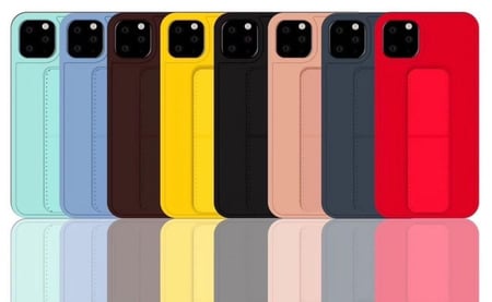 كفرات مسكة ملون للايفون 3 في 1 مغناطيس