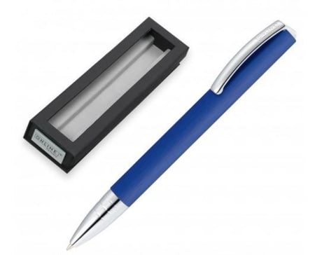 قلم ازرق جاف (اللون الخارجي أزرق غامق ) ONLINE