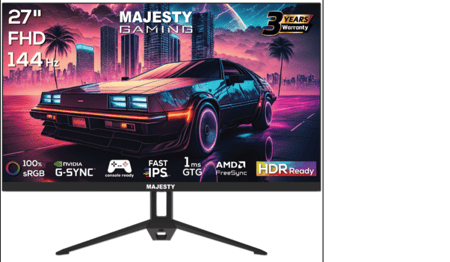 شاشة ماجستي للالعاب  Majesty 27" 144H