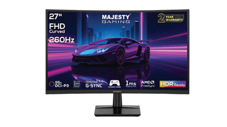 شاشة ماجستي منحنية للالعاب   Majesty 27" 260H