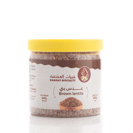 عدس بني 440 جرام