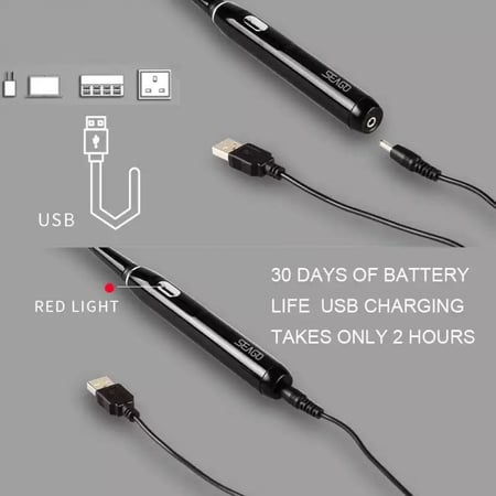 فرشاة اسنان كهربائية 3 روؤس ضمان سنة من سيقو