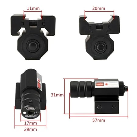 ليزر احمر ل المسدس والبنادق