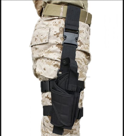 جراب تيكتكال حزام هولستر فخذ لحمل المسدس عسكري