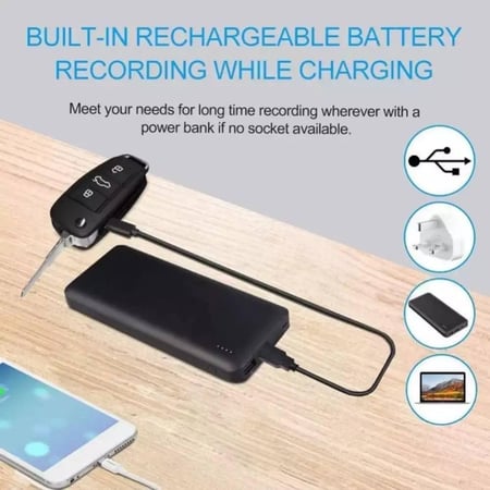 كاميرا دقة HD مع خاصية تسجيل الصوت على شكل مفتاح سيارة