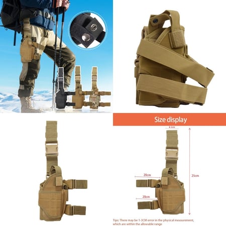 جراب تيكتكال هولستر فخذ لحمل المسدس عسكري