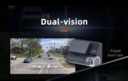 داش كام من شاومي 4K امامي GPS رادار خروج عن المسار