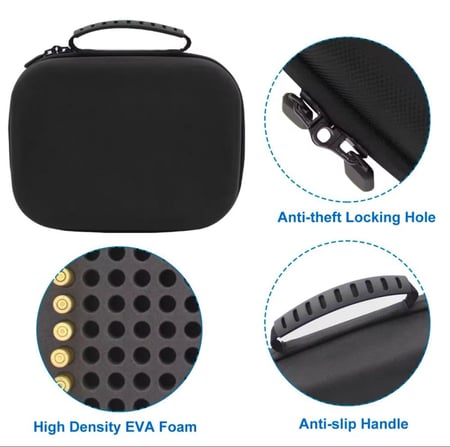 شنطة ل حفظ و تخزين الرصاص سعة 280 طلقة عيار 9 ملي