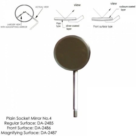 Front Surface Mirror No. 4    (Box of 12.Pcs)/DA-2486